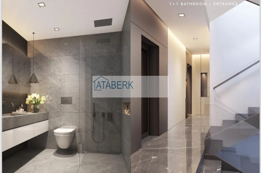 Приобрести Двухкомнатные квартиры в жилом комплексе комфорт-класса в Каргыджаке в Алании 3 