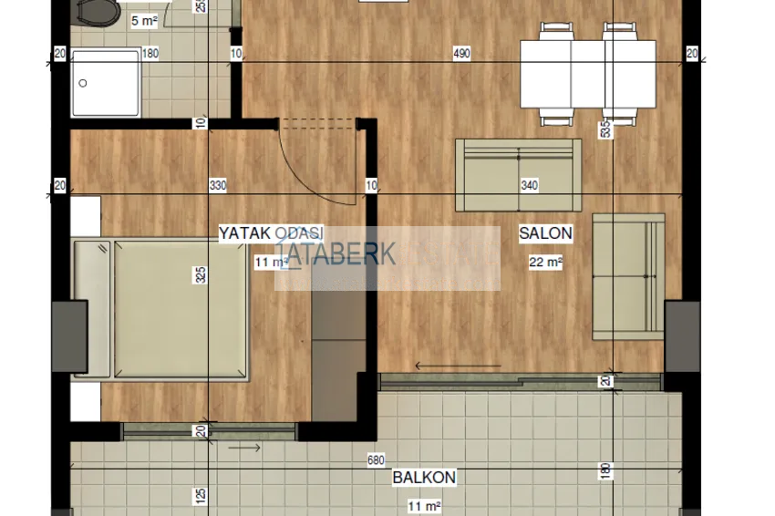 Купить дешево Квартиры в Авсалларе от застройщика в новостройке 1 