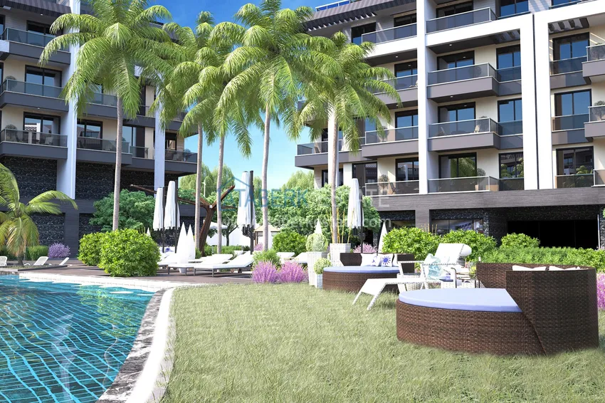 Роскошный проект жилого комплекса в Алании в районе Оба 10 