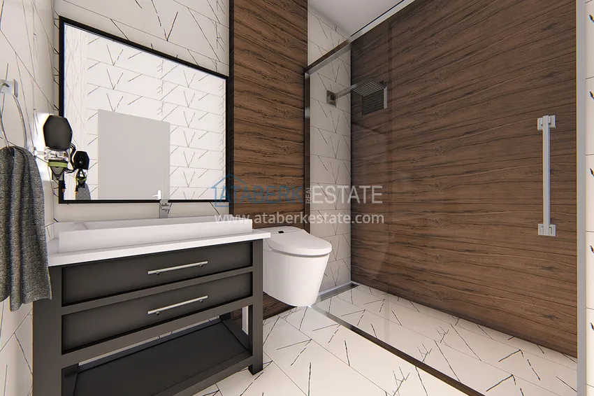 Приобрести Высококачественный новый жилой комплекс в районе Оба 10 