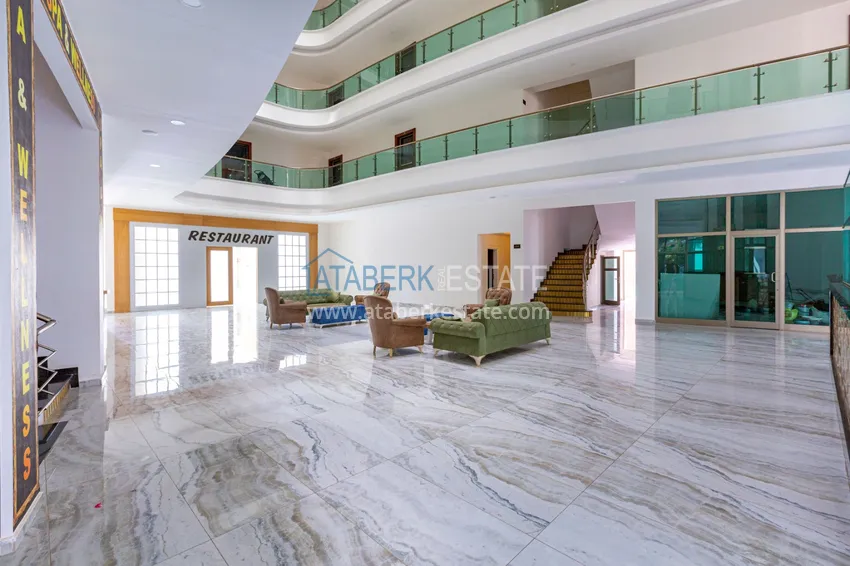 Квартира в Махмутларе современный интерьер, вид на горы, комфортабельном комплекс  12 