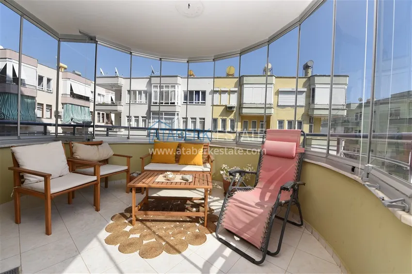 Приобрести Квартира в центре Алании с мебелью, отдельной кухней и застекленными балконами 13 