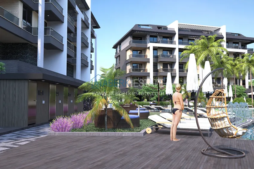 Роскошный проект жилого комплекса в Алании в районе Оба 11 