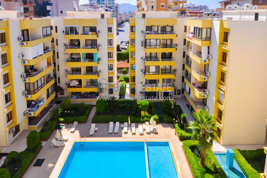 Квартира в Махмутларе двухкомнатная с мебелью, в жилом комплексе 10 