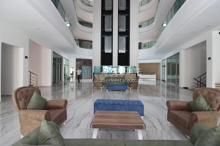 Квартира в Махмутларе современный интерьер, вид на горы, комфортабельном комплекс  13 