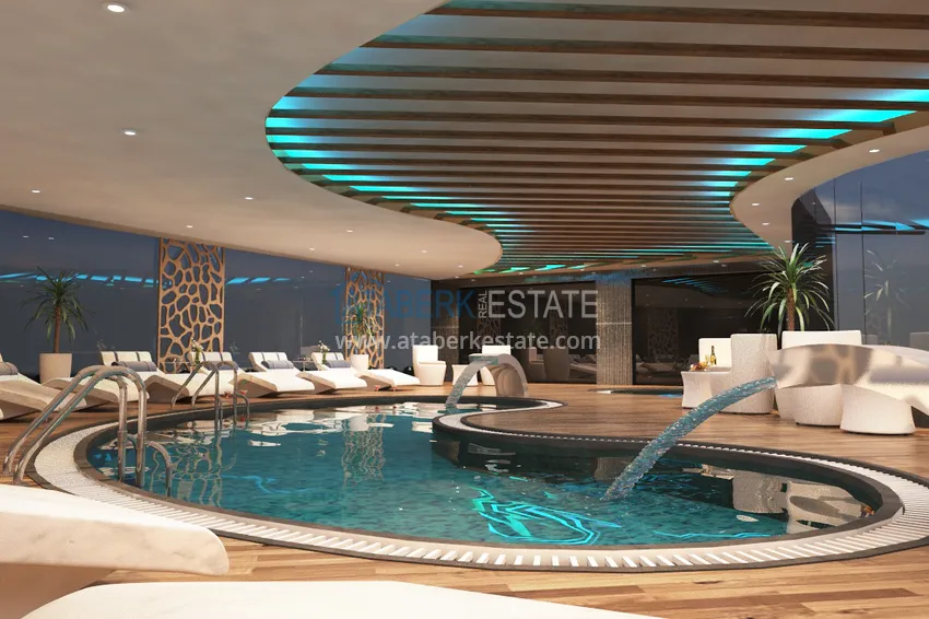 Роскошный проект жилого комплекса в Алании в районе Оба 31 