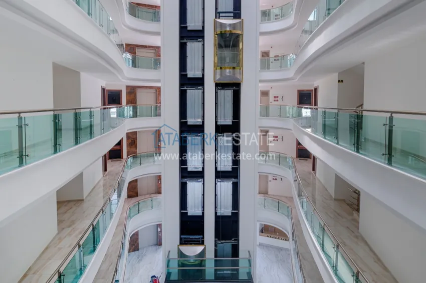 Квартира в Махмутларе современный интерьер, вид на горы, комфортабельном комплекс  14 