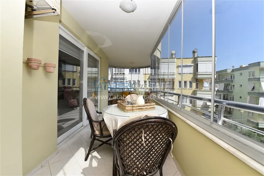 Приобрести Квартира в центре Алании с мебелью, отдельной кухней и застекленными балконами 15 