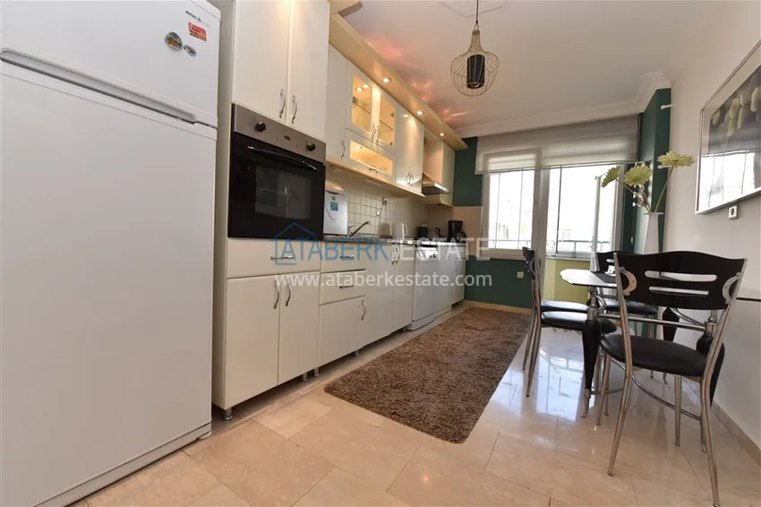 Приобрести Квартира в центре Алании с мебелью, отдельной кухней и застекленными балконами 17 