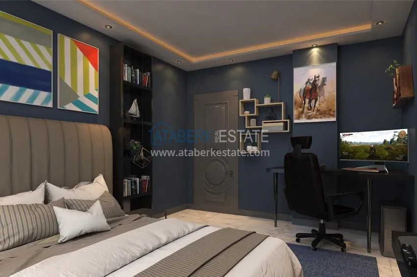 Приобрести Новый проект элитного комплекса вилл в горном районе Алании 14 