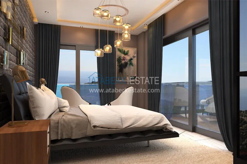 Приобрести Новый проект элитного комплекса вилл в горном районе Алании 15 