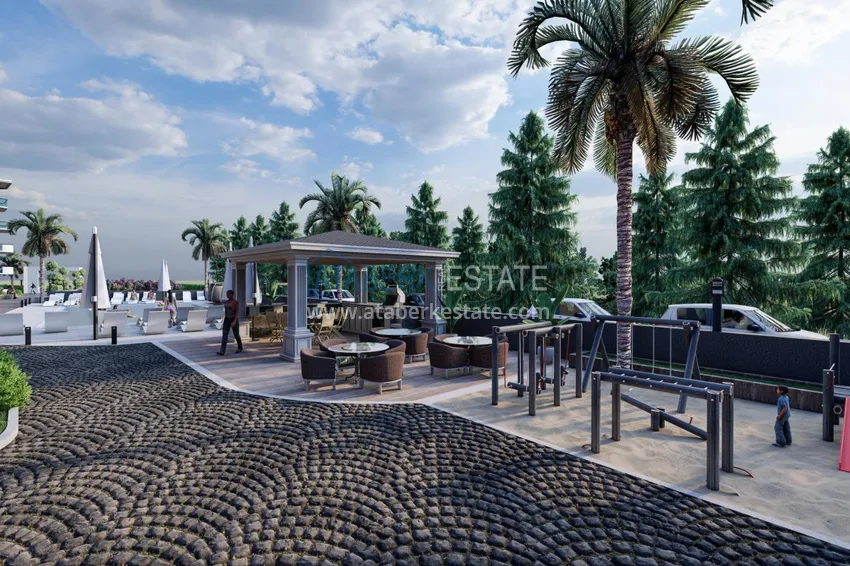 Новый жилой комплекс в Махмутларе на последнем этапе строительства 14 