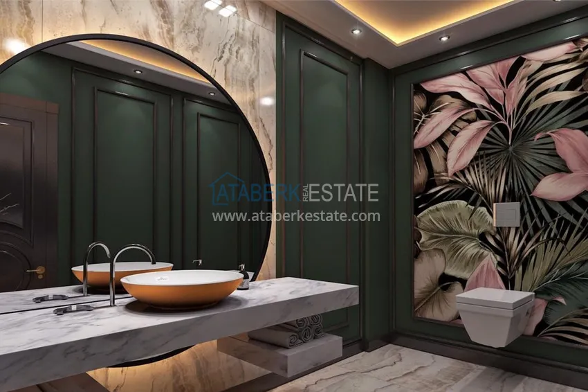 Приобрести Новый проект элитного комплекса вилл в горном районе Алании 17 