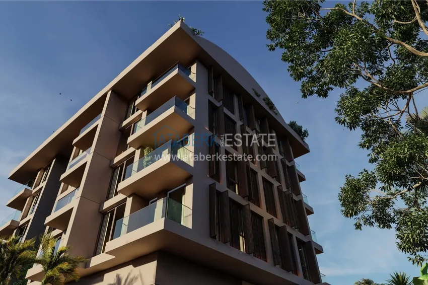 Двухкомнатные квартиры в жилом комплексе комфорт-класса в Каргыджаке в Алании 18 