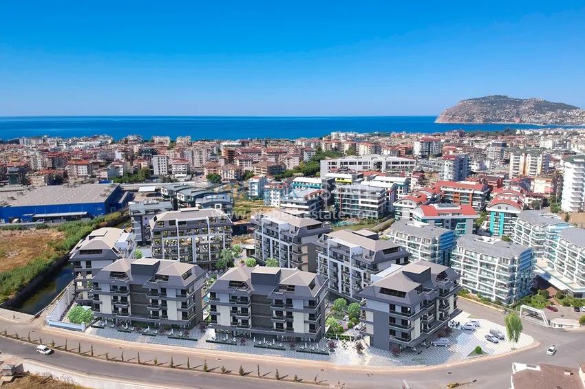 Роскошный проект жилого комплекса в Алании в районе Оба 15 