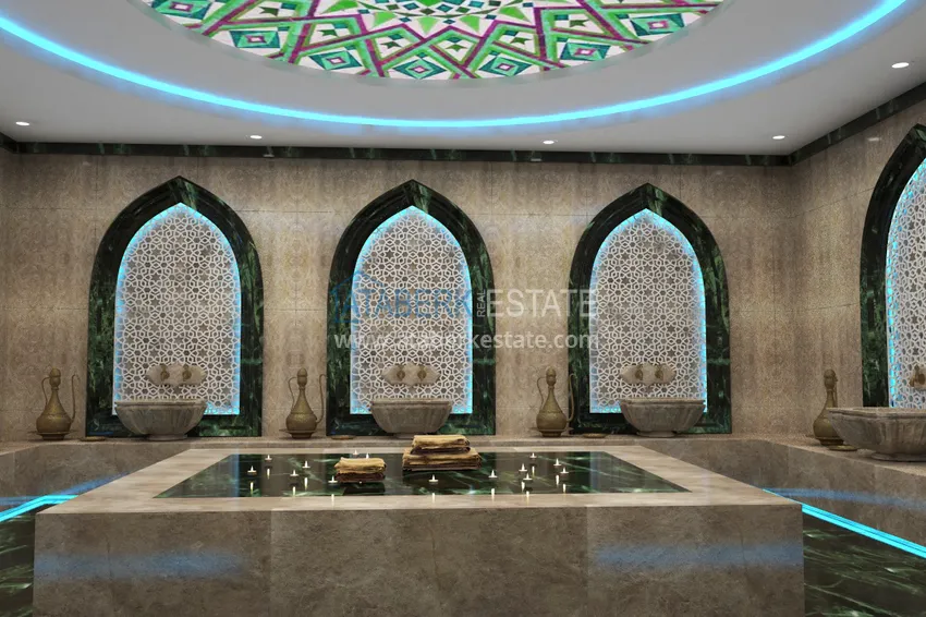 Роскошный проект жилого комплекса в Алании в районе Оба 37 