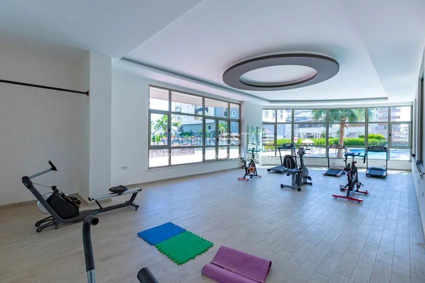 Квартира в Махмутларе современный интерьер, вид на горы, комфортабельном комплекс  20 