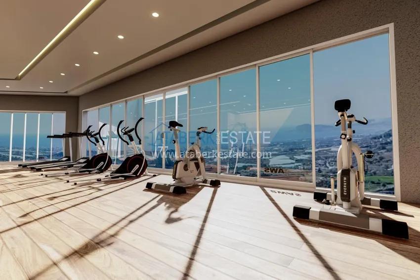 Новый жилой комплекс в Махмутларе на последнем этапе строительства 19 