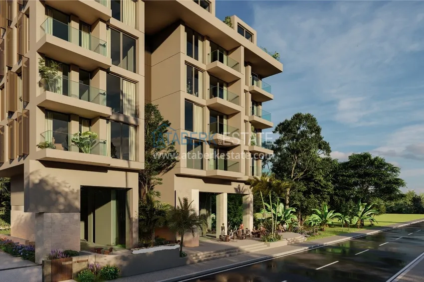 Двухкомнатные квартиры в жилом комплексе комфорт-класса в Каргыджаке в Алании 20 