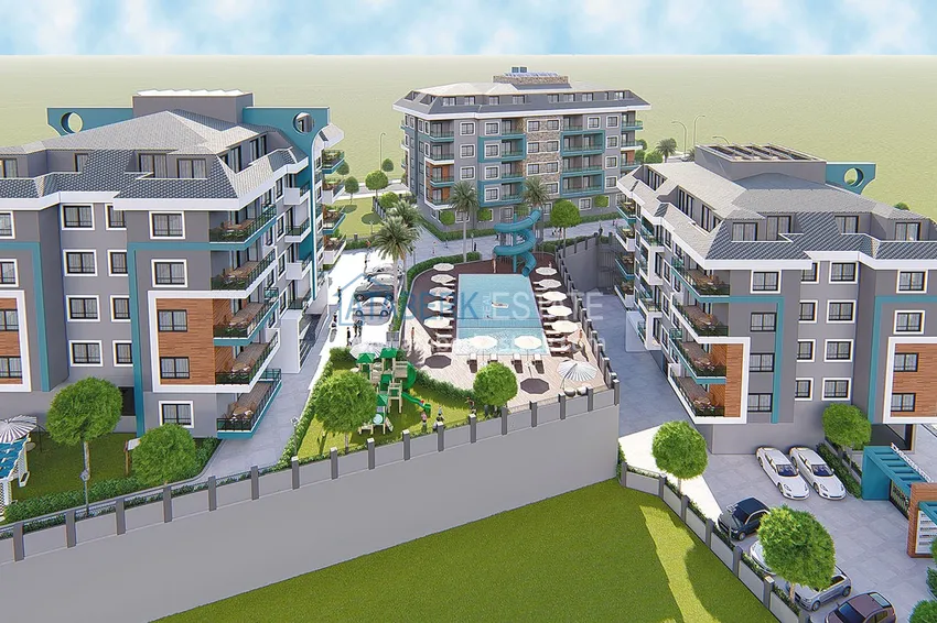 Высококачественный новый жилой комплекс в районе Оба 1 