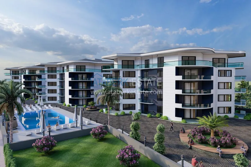 Новый жилой комплекс в Махмутларе на последнем этапе строительства 1 