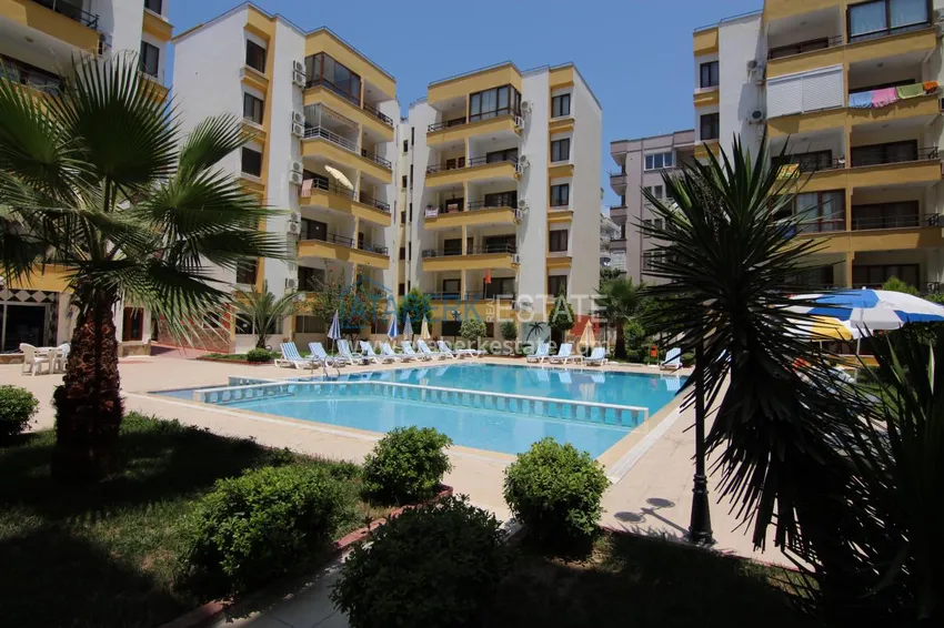 Квартира в Махмутларе двухкомнатная с мебелью, в жилом комплексе 1 