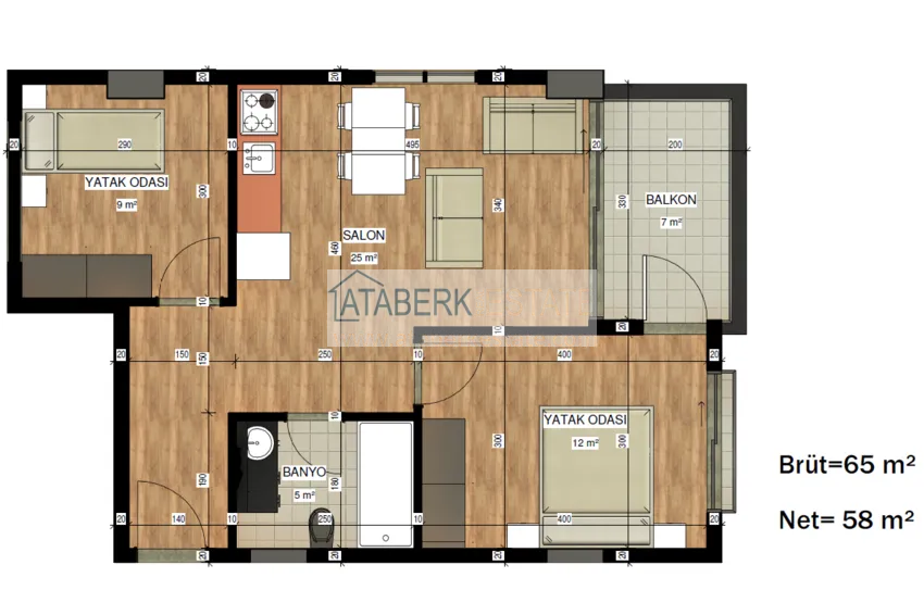 Купить дешево Квартиры в Авсалларе от застройщика в новостройке 3 