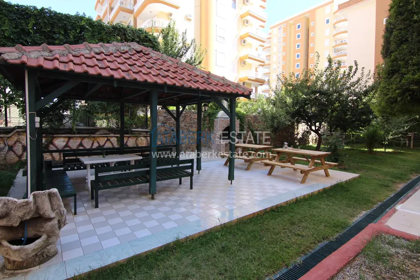 Квартира в Махмутларе двухкомнатная с мебелью, в жилом комплексе 17 