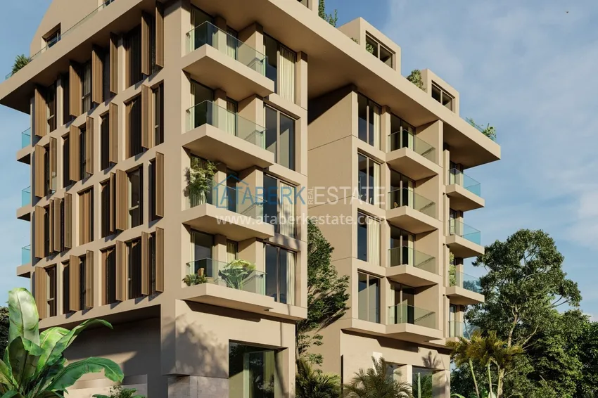 Двухкомнатные квартиры в жилом комплексе комфорт-класса в Каргыджаке в Алании 21 