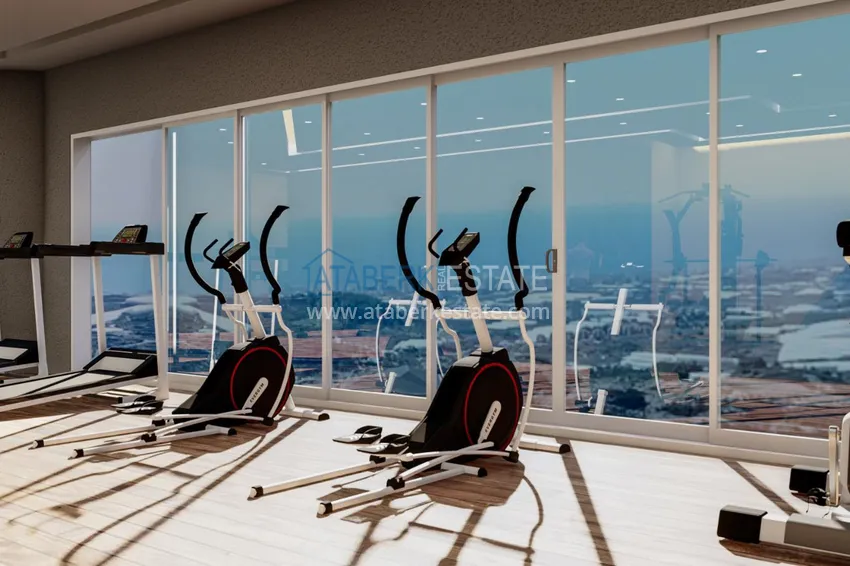 Новый жилой комплекс в Махмутларе на последнем этапе строительства 21 