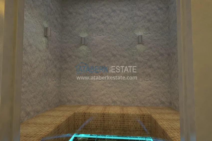 Роскошный проект жилого комплекса в Алании в районе Оба 40 