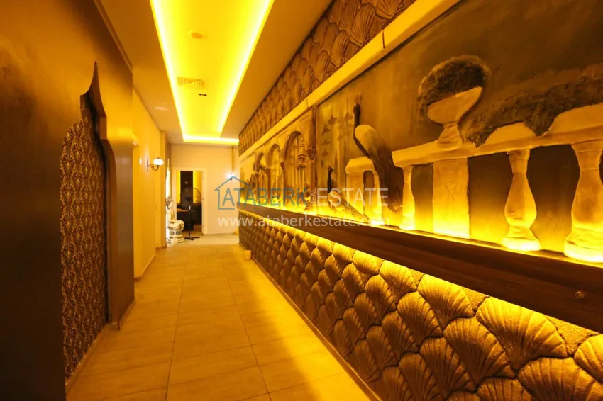 Квартира в Махмутларе современный интерьер, вид на горы, комфортабельном комплекс  23 