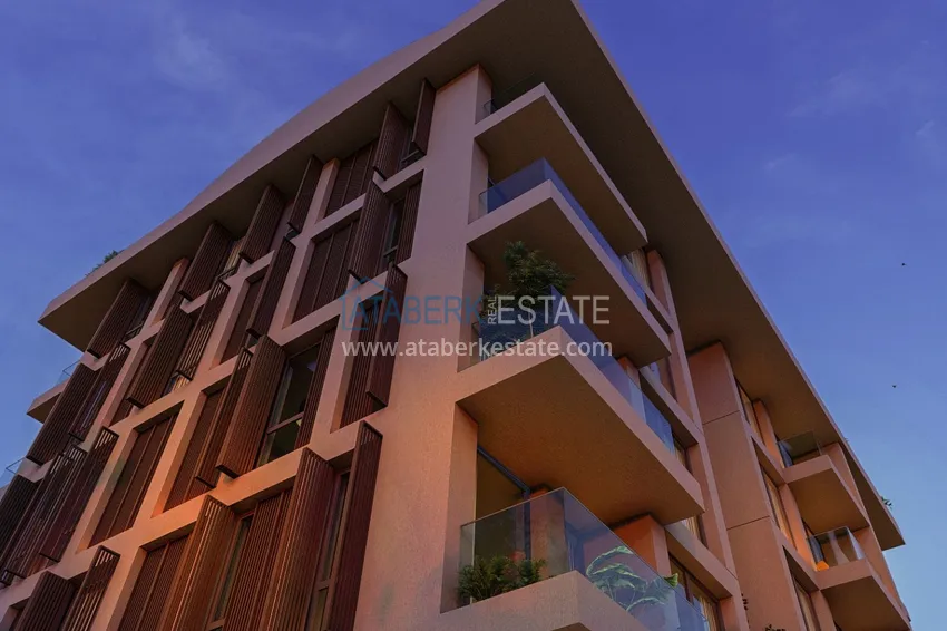 Двухкомнатные квартиры в жилом комплексе комфорт-класса в Каргыджаке в Алании 22 