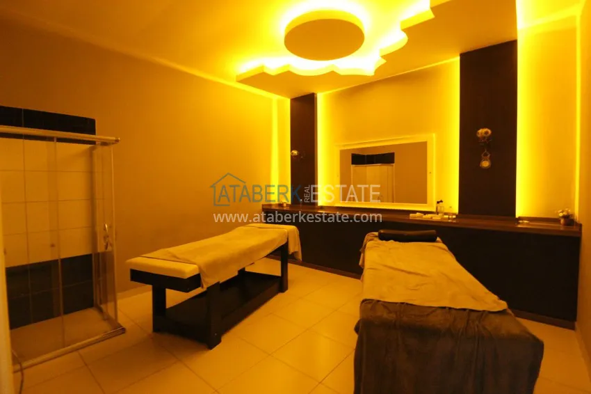 Квартира в Махмутларе современный интерьер, вид на горы, комфортабельном комплекс  24 