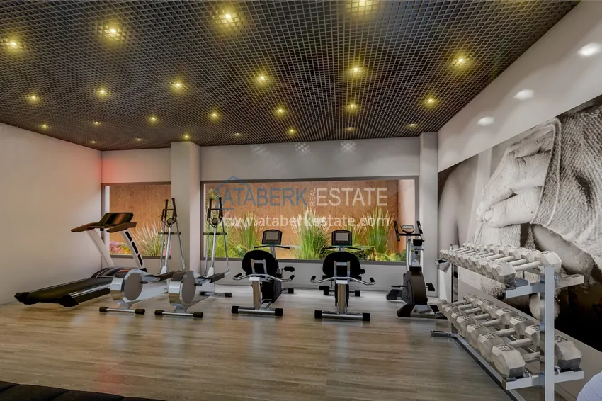 Двухкомнатные квартиры в жилом комплексе комфорт-класса в Каргыджаке в Алании 24 