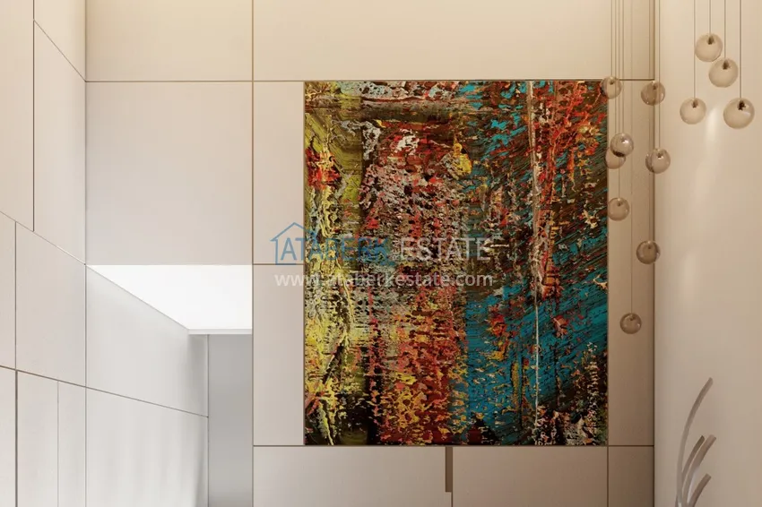 Двухкомнатные квартиры в жилом комплексе комфорт-класса в Каргыджаке в Алании 26 