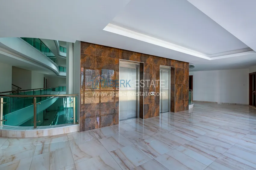 Квартира в Махмутларе современный интерьер, вид на горы, комфортабельном комплекс  29 