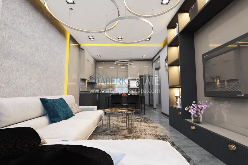 Приобрести Роскошный проект жилого комплекса в Алании в районе Оба 10 