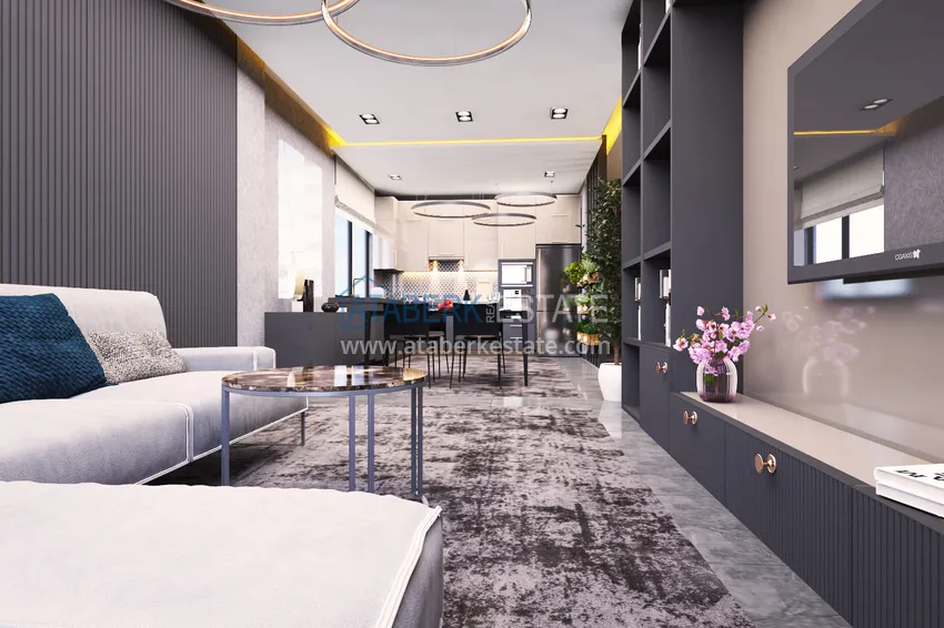 Приобрести Роскошный проект жилого комплекса в Алании в районе Оба 16 