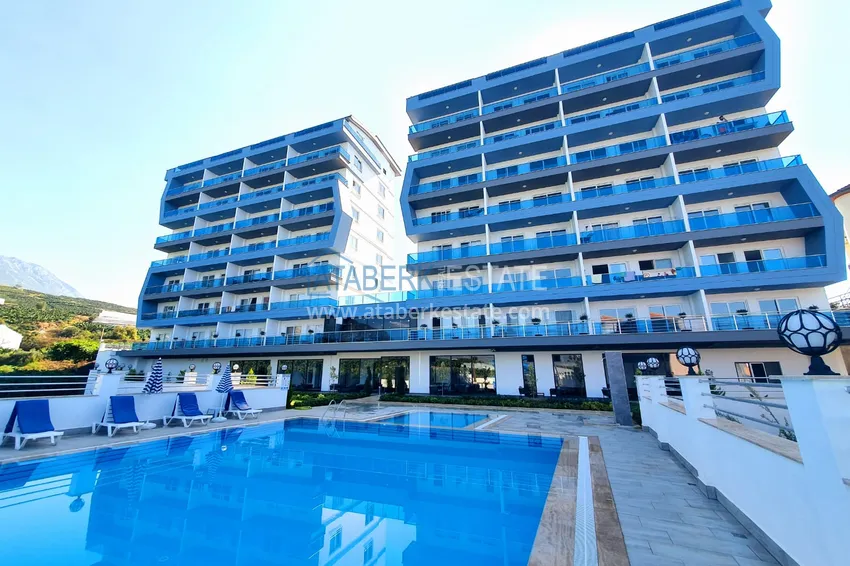 Квартира в Махмутларе с чистовой отделкой в благоустроенном комплексе 1 