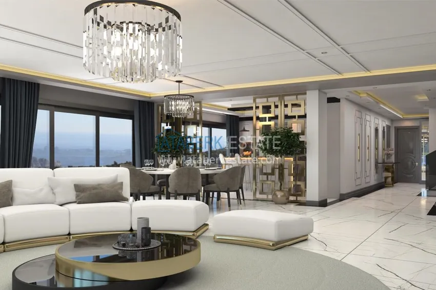 Приобрести Новый проект элитного комплекса вилл в горном районе Алании 2 