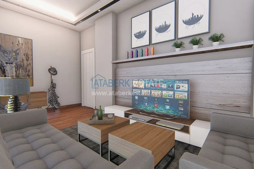 Приобрести Высококачественный новый жилой комплекс в районе Оба 2 