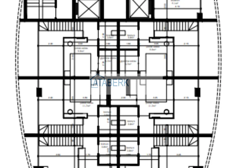 Купить дешево Новый инвестиционный проект в центре Аланьи в районе пляжа Клеопатры 3 
