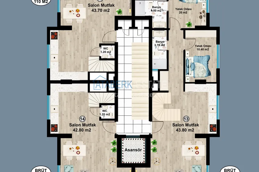 Купить дешево Новый проект жилого комплекса. Квартиры в Оба по минимально низким ценам 4 