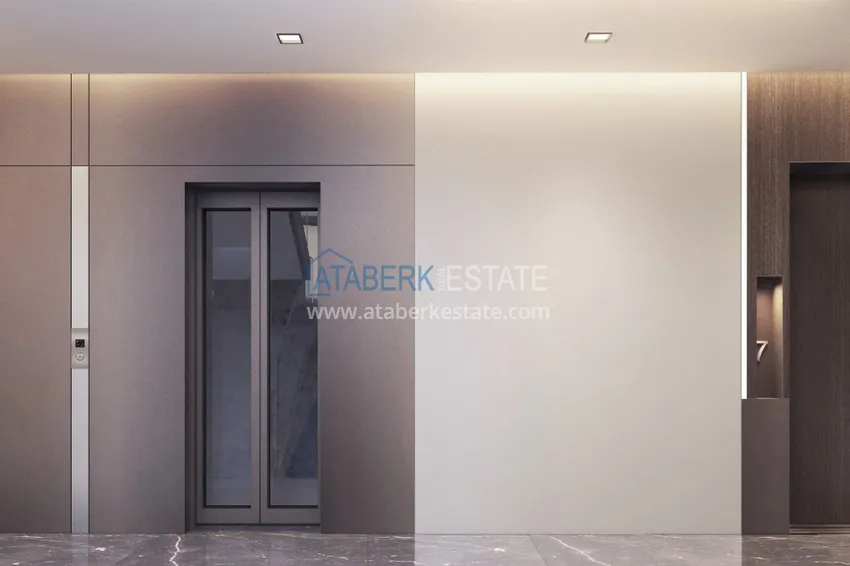 Двухкомнатные квартиры в жилом комплексе комфорт-класса в Каргыджаке в Алании 31 