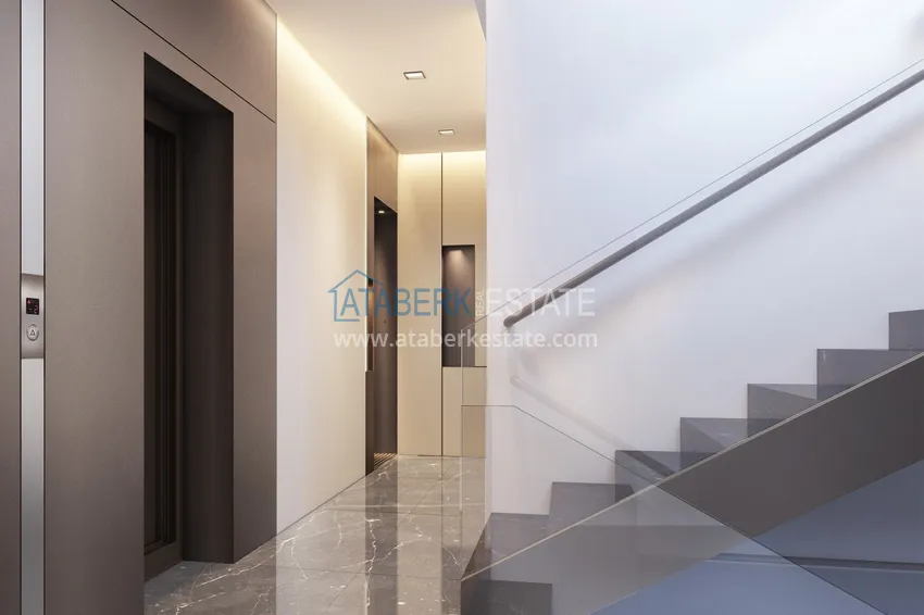 Двухкомнатные квартиры в жилом комплексе комфорт-класса в Каргыджаке в Алании 32 