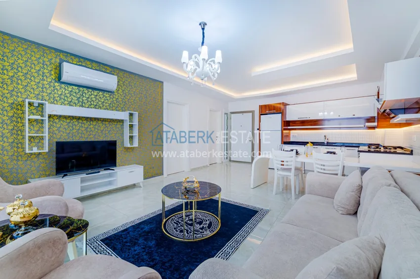 Приобрести Квартира в Махмутларе современный интерьер, вид на горы, комфортабельном комплекс  3 