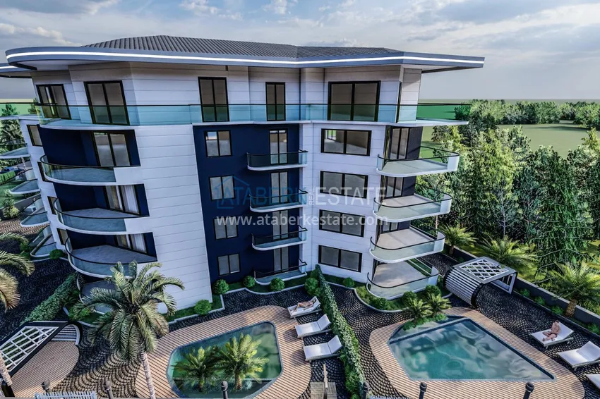 Новый жилой комплекс в Махмутларе на последнем этапе строительства 3 