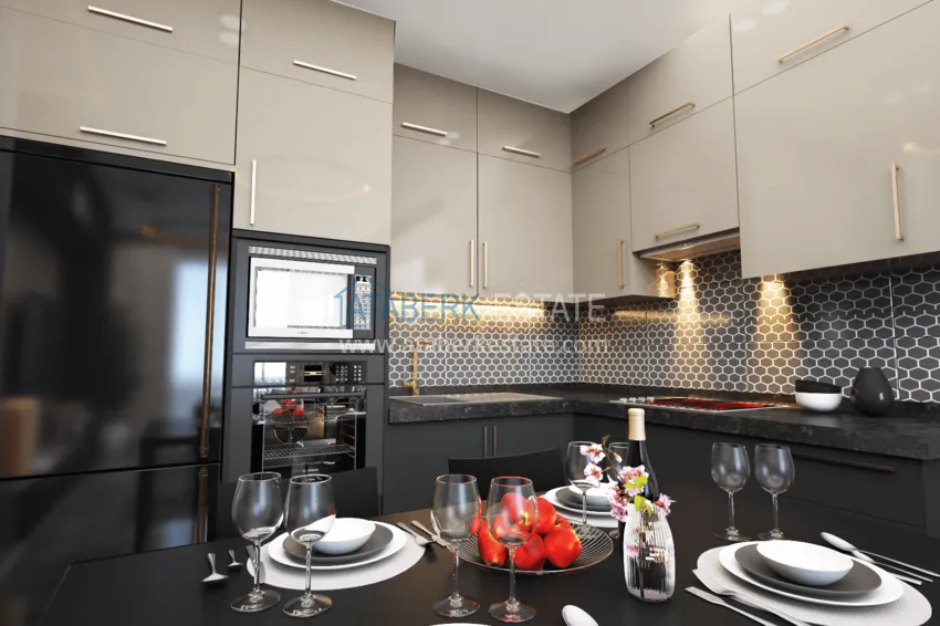 Приобрести Роскошный проект жилого комплекса в Алании в районе Оба 3 