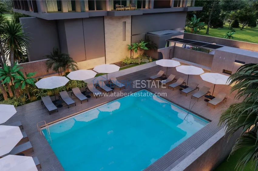 Двухкомнатные квартиры в жилом комплексе комфорт-класса в Каргыджаке в Алании 4 